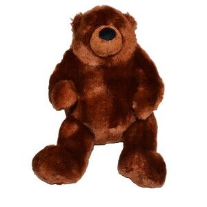 Gund 12" Burly Jr  Reddish Brown Teddy Bear Plush Stuffed Animal Retired 88798